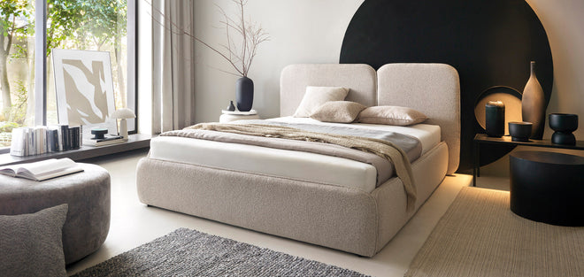 Roundy łóżko- aranżacja